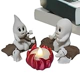 Dekorative Nachtlichter, Flackernde Flamme Halloween Licht, Lustige Elektrische Laterne Für Tisch Wohnzimmer Schlafzimmer Schreibtisch