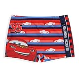 Disney Kinder-Badehose Cars Lightning McQueen Boxer Meer Jungen 6637, rot, 6 Jahre