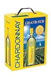 Grand Sud - Chardonnay - Sortentypischer Trocken Weißwein - Großpackungen Wein Bag in Box 3l (1 x 3 L)