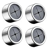 Redamancy 4 Stück Geschirrtuchhalter Ohne Bohren, ABS Handtuchhaken Runden Handtuchklemme, Selbstklebender Handtuchhalter, Runden Geschirrtuchklemme, Handtuchhaken für Bad, Küche und Haushalt