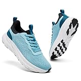 CYRUWOSH Herren Sneaker Laufschuhe Turnschuhe Sportschuhe Tennisschuhe Walkingschuhe Fitnessschuhe Outdoor Schuhe Freizeitschuhe Mesh Atmungsaktiv Blau 44