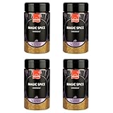 Magic Spice Chefsache - 250 g (13 cm hoch und ⌀ 6,5cm) von Hartkorn - wiederverschließbar und wiederbefüllbar (Chefsache Magic Spice 4er Set)