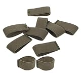 TOYANDONA 10 Stück Teiliges Elastische Gürtelhalter für Rucksackgurte Strapazierfähige Gürtelschlaufen mit Ergonomischem Elastik für Komfortable Anpassungen und Sicheren Halt