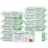 Babydream extra sensitive Feuchttücher 960 Stück 12x80 Tücher ohne Pafüm, mit Aloe Vera & Allantion, bei Neurodermitis geeignet + Halley Bedding Notizblock Set
