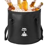 Klapper Eimer - 12/20L Gartenwasserbehälter | Wasserdichtes Klapper Eimer | wasserdichte, Verschüttete Küchenwäscherei Eimer Für Gartenarbeit, Angeln, Küche, Wäsche, Baden, Reisen,