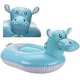 XXL Nilpferd-Luftmatratze – Lustiges Spielzeug für Pool und Strand – Riesenspaß garantiert.