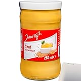 usy Bundle für Jeden Tag Senf Mittelscharf (250ml Glas) + usy Block