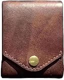 PFHFRJZLQ Multifunktionale kleine Geldbörse, handgefertigter Vintage-Leder-Geldbeutel, Visitenkartenetui aus Leder für den täglichen Weg zur Arbeit und auf Reisen