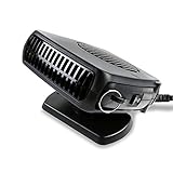 NUZAMAS Kfz-Heizlüfter/Enteiser für die Frontscheibe, 150 W, für den Winter & Nebel, 12 V DC
