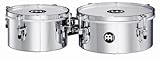 Meinl Percussion Drummer Series Timbales - 2 Trommeln mit 8 und 10 Zoll - Mit Halterung - Stahl, Verchromt (MIT810CH)