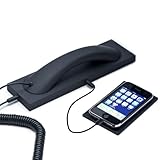 ENJOY-UNIQUE Retro Telefonhörer Empfänger Kopfhörer für Handy, Tablet, Laptop, Headset mit Antwort-Taste und komfortablem Anruf, USB-C-Schnittstelle, tolles Geschenk für Eltern