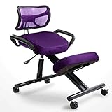 Ergonomischer Kniestuhl, bessere Körperhaltung, Schaukelhocker, ergonomische Büro-Schreibtischstühle, Haltungskorrektur für schlechten Rücken, höhenverstellbar und drehbar, für Büro und Zuhause