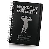 PEAK PULSE Workout Planer - Premium Trainingstagebuch für Krafttraining, Bodybuilding, Hometraining, Training, Crossfit & Gym - A5 Hardcover, gute Qualität - Fitness Planer, Fitnesstagebuch, Notizbuch