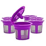Kaffee-Kapseln Nachfüllbare Wiederverwendbare Pods Integriertes Design Edelstahl-Mesh-Sieb Ersatz für 2 0 und 1 mit Bürste Löffel 8-Pack