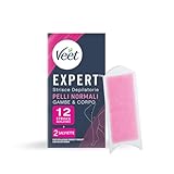 Veet Expert Streifen für Körper und Beine normale Haut, 12 Streifen
