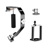 Mantona Schwebestativ inkl. Gegengewichten, 1/4 Zoll, geeignet für Action Cams GoPro Hero 11 10 9 8 7 6 5 und Camcorder