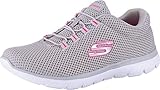 Skechers Damen Summits Sneaker , Grau/Heisses Pink , 39 EU
