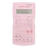 Denash Wissenschaftlicher Taschenrechner mit 240 Funktionen, Zweizeiliges Display, Tragbares Tastenlayout, Kunststofftasten, Artikeltyp ABS-Material mit Verschiebbarem Hardcover,