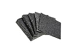 Terrassenpads 90 x 90 x 3mm 6mm 8mm 10mm 20mm! Stärke und Menge auswählen !! (90 x 90 x 10mm Menge: 50 Stück)