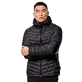 Jack Wolfskin Herren Atmosphere Jkt M Winddichte Daunenjacke, Schwarz, XXL EU