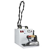 Dampfbügelstation Dampferzeuger mit Bügeleisen, 1600W 220V 3,5 Liter Wassertank Dampferzeuger Bügelanlage Bügelsystem mit Kupferkessel, Regelbarem Dampfventil (Maxi Vapor 3,5 Liter)