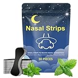 Nasenstreifen gegen Schnarchen – 30-teilige Nasen-Schnarch-Bänder, starke Nasenatmungsstreifen, zum Schlafen, nächtliche Kälteerholung, nach dem Training, Schlafzimmer, Reisen, täglicher Komfort, einf