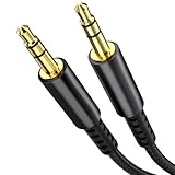 Aux Kabel,Audio Kabel 3,5mm Klinke auf Klinke Stereo klinkenkabel 3,5 [1,2M] Nylon Geflochtenes Klinkenkabel für Autoradio,Kopfhörer,PC,Handy,Tablet,Stereoanlage,MP3/MP4 Player,Lautsprecher Schwarz
