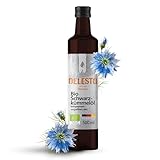 OELESTO® Schwarzkümmelöl BIO - 500ml - [460mg/100g THYMOCHINONGEHALT] - kaltgepresst ungefiltert - Black Seed Oil Organic - Kümmelöl Vitalöl - ägyptisches Schwarzkümmel Öl – mühlenfrisch