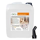 BioFair Bioethanol - 100% Reiner Brennstoff - Bioethanol für Bioethanolkamin, Ethanol Tischkamin, Wandkamin Indoor - 10 Liter