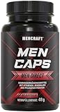 MENCRAFT MEN DIRECT - Männer Kapseln extrastark - SOFORT Rezeptur hochdosiert - mit L-Arginin, Maca, Tribulus Terrestris, Ginseng, 60 Kapseln