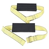 ANGGREK 2 Pack -Reifen -Traktionsgurte Anti Schlupf Notfall Schneeschlammrettungsgurte für LKWs SUVs mit Arbeit Handschuhen Hochleistungs Bauchmuskeln