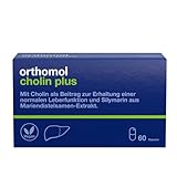 Orthomol Cholin Plus - zur Erhaltung einer normalen Leberfunktion - mit Silymarin aus Mariendistel-Extrakt, 30 St. Tagesportionen