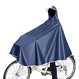 Wasserdicht Radfahren Regen Poncho, Fahrrad Compact Regen Cape, Radfahren Regen Poncho mit Kapuze, für Fahrräder, Mountainbikes, Elektrofahrräder