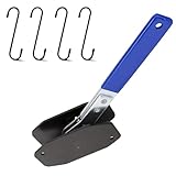 Anhoer Bremssattel-Ratschen-Werkzeug Bremssattel Presswerkzeug 360 Grad mit 4 Bremsbelag Ersatzhaken Ratschen Bremsenrücksteller Ratsche Bremskolben für Autobremsenreparatu (Blau)