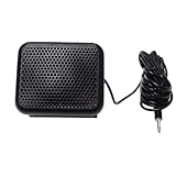 TOWARDSNAN Kleine Kabelgebundene Lautsprecher Mit 3 5-mm Stecker 3 W Verbesserter Bass Für Autoradio Outdoor Einsatz Und Reisezubehör Externer Autoradio Lautsprecher