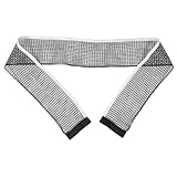 Sosoport Tischtennisballständer Ziel drinnen Reparatur tragbar Hilfs- Tischtennis-Wettbewerb Ersatz-Maschennetz im Freien Ausbildung Tischtennisnetz Zug Polyester Baumwolle