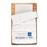 LINEA by böhmerwald Komfort Bettdecke, 90% Daunen / 10% Federn, Weiß, 135 x 200 cm