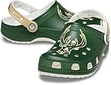 Crocs Unisex-Erwachsene NBA Classic Clogs Basketball Geschenke, Milwaukee Bucks, 46/49.5 EU