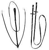 Kerbl 323595 Thiedemannzügel, schwarz, Größe Pony