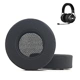 hopopower Ersatz-Ohrpolster aus Netzstoff für Corsair Virtuoso RGB Wireless XT SE Gaming-Headset, Ohrpolster mit hochdichtem Geräuschisolierungsschaum, zusätzliche Dicke