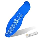DKINY Fußmessgerät Schuhgrößen Messen Größen 18-47 mit Maßband PVC Innenschuhmessgerät Schuhgrößentabelle Schuhgrößenmessgerät Schuhmessgerät Füße Messgerät Fussmesser für Kindern und Erwachsenen-Blau