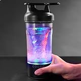 Nzkeuf Elektrischer Shaker 750 ML, USB Wiederaufladbar, Protein Shaker Elektrisch für Protein Pulver und Kaffeesatz, BPA Frei, Geeignet für Fitnessstudio, Geräuscharm, Büro und Reisen