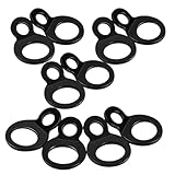 Mikinona 10 Stück Zurrankerhaken Schwerlast Zurrösen aus Hochfestem Stahl Anhänger Lkw Fahrzeug Verankerungspunkt für Ladungssicherung