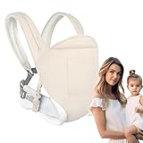 Babytrage - Fronttasche für die Brust | für Kleinkinder | freihändige Babytrage mit doppeltem Gurt für alle Jahreszeiten, ideal für die Reinigung