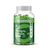 Gummily® Moringa Gummibärchen mit Spinat Extrakt – Zuckerfrei & Vegan – Superfood Komplex (500mg Extrakt) mit Natürlichem Eisen, Vitamin C & A – Alternative zu MoringaPulver & Moringa-Kapseln