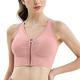 Asija Sexy Oberteil Damen Damen BH Ohne Bügel Seamless BH Sommer Soft BH Ohne Buegel BH Verschluss Vorne Sexy BH Figurformende UnterwäSche Damen Sport BH Push Up Spitzen BH Atmungsaktiv Bra für Yoga