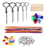 Kastanienbohrer Set, Handbohrer Set, Herbst Basteln mit Kindern, Kastanien Bastelset Kinder, 1,5-5 mm Handbohrer Kastanien, Kastanienbohrer Kinder Set, DIY Bastel Zubehör für Kastanien Herbstdeko