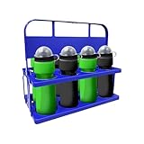 Milchflaschenhalter – Bierträger, PP-Getränkeflaschenhalter für Zuhause, Hotel, tragbarer Bier-Organizer, faltbarer Plasti-Getränketräger für Bier, kalte Getränke, Milch, Saft