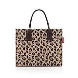 reisenthel daily shopper leo macchiato – Moderner, geradliniger Shopper für jeden Anlass - praktische Handtasche, groß genug für Ihre Einkäufe und Ihre Alltagsgegenstände