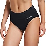 BALEAF Damen Radsport Unterwäsche 3D gepolsterte Fahrradshorts Leichte schnell trocknende Radhosen Atmungsaktiv Radlerunterhose mit 3D Gel Sitzpolster Schwarz L